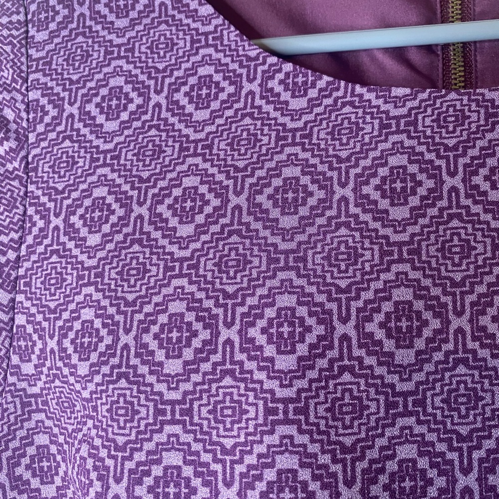 PRANA Purple Geometric Dress - Picture 6 of 7